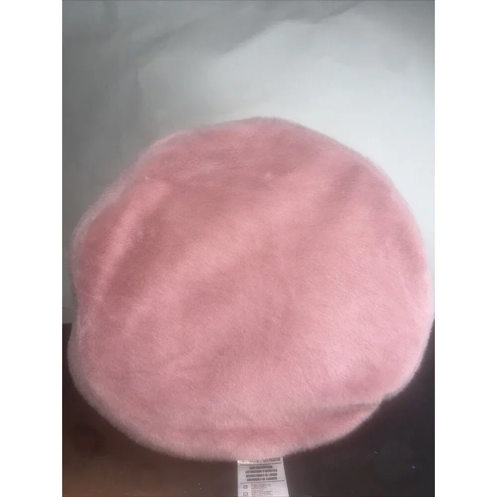 NEW NANDOG Cloud Crown Blush Pink Dog/Cat Pet Bed Barbie and Grey Plush/Mesh Bed